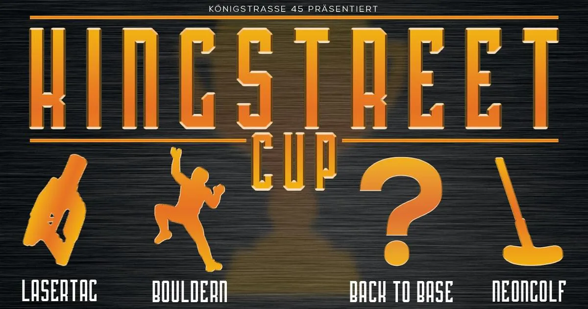 Wer ist der Cahmpion der Königstraße? Vier Disziplinen warten auf die Teilnehmer!