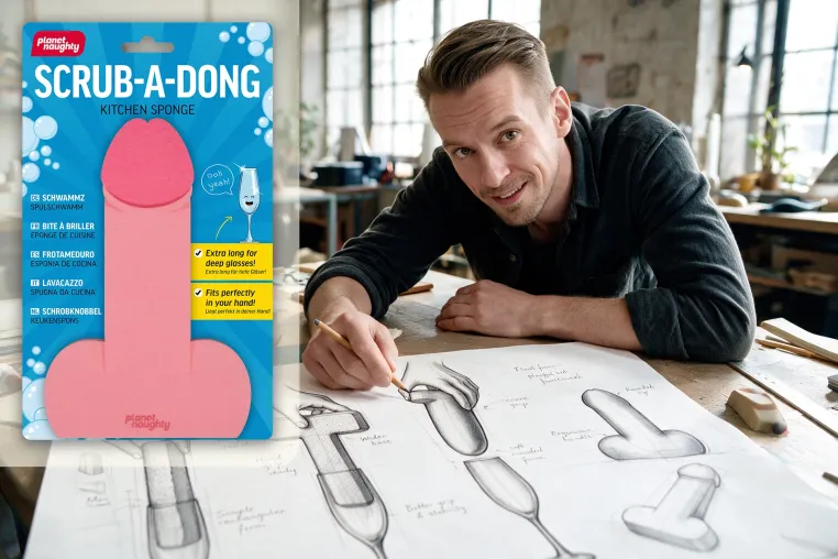 Bild: Form follows Function: Wie ein Designprinzip zum Spülschwamm in Penisform führte