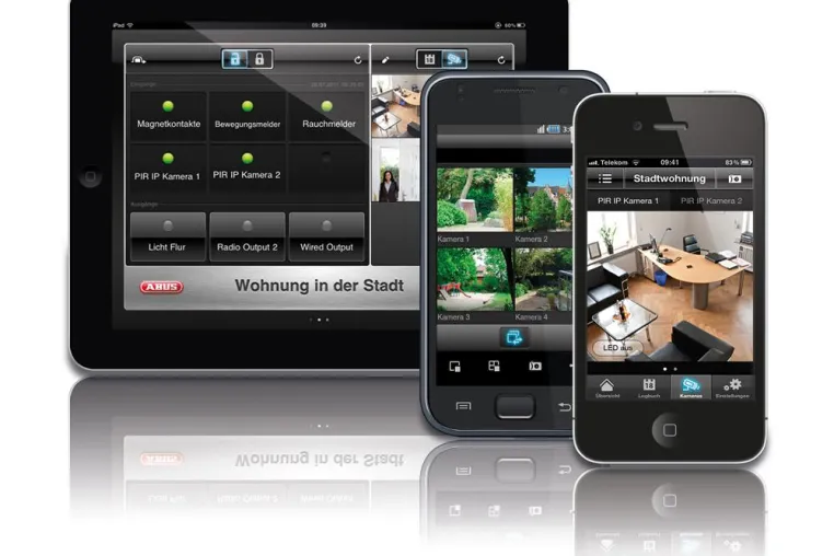 Secvest IP App mit Push-Notification Bild: Secvest IP App mit Push-Notification