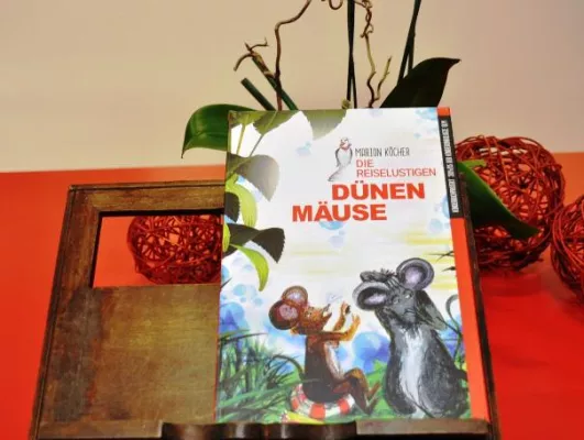 Bild: Anrührende Bilder in den Gängen der Kinderklinik