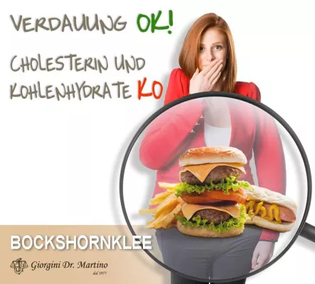 Bild: Bockshornklee von Dr. Giorgini, Verdauung OK, Cholesterin KO
