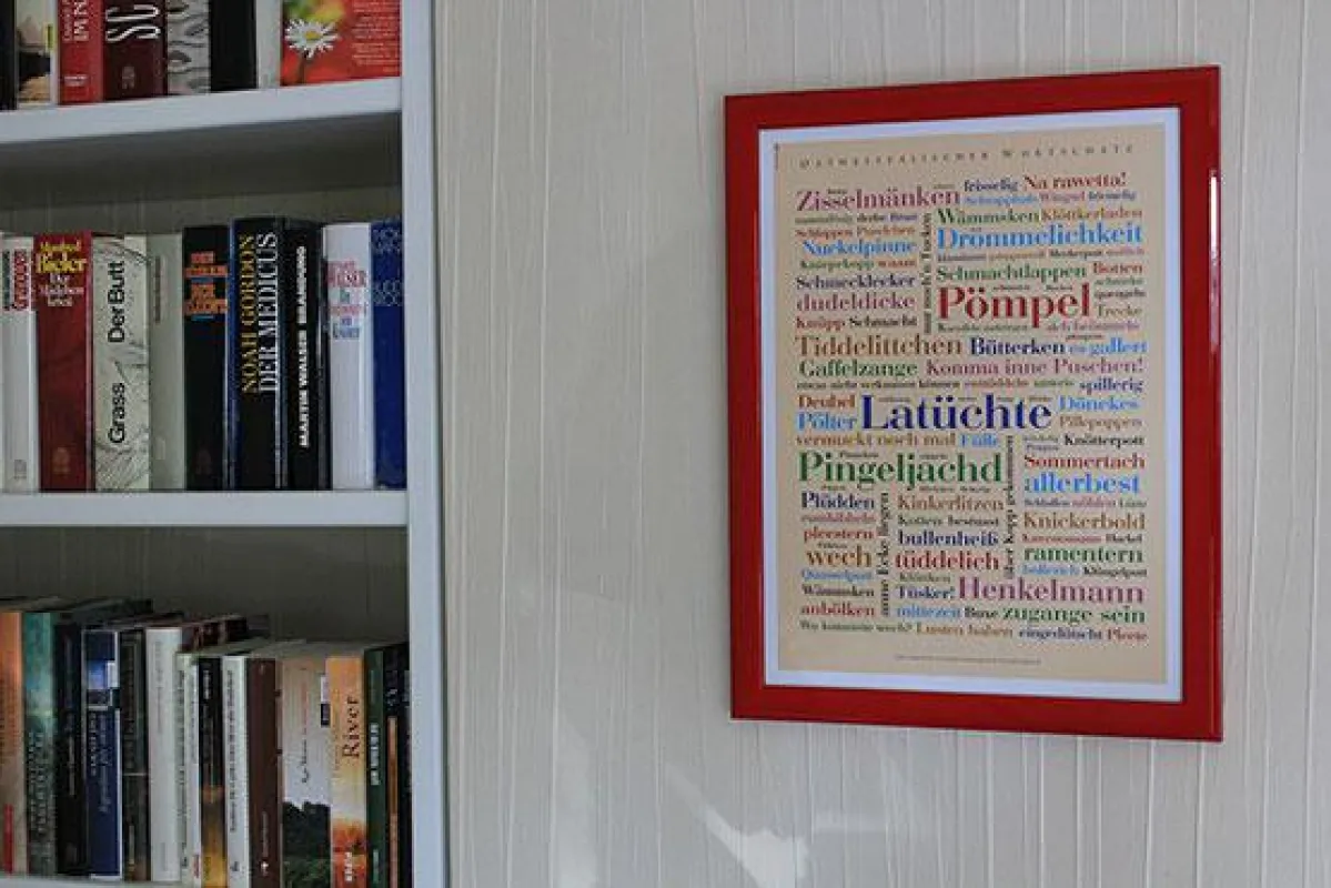 Das - Latüchte - Poster mit ostwestfälischen Wortschätzen