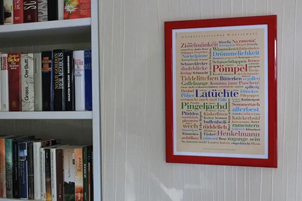 Bild: Eine plakative Geschenkidee – Wortschätze aus Ostwestfalen-Lippe