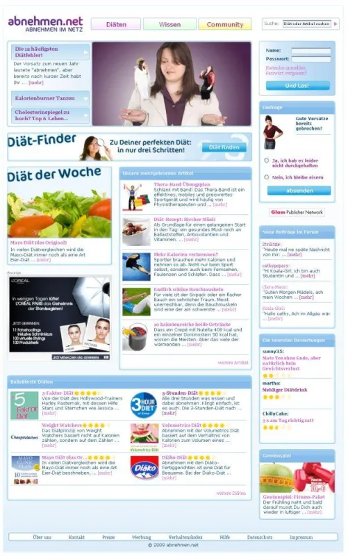 Das Ratgeberportal abnehmen.net (www.abnehmen.net) präsentiert sich ab sofort mit noch mehr Inhalten und neuer Optik