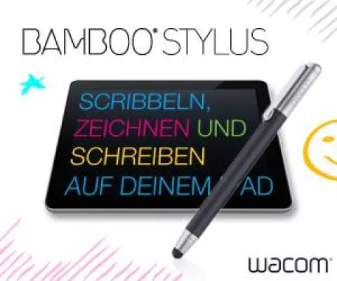 Bild: Erfolgreiche Einführungskampagne für den iPad-Stift Bamboo Stylus von Wacom