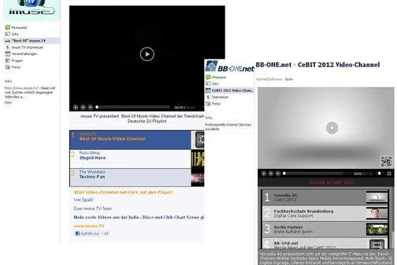 Bild: "CIAB 2.0" (Channel-in-a-Box) Web.TV als Facebook-App