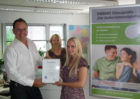 Bild: Klimaplatte24.de besteht Nachhaltigkeitsaudit.