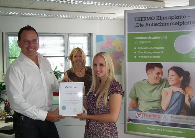 Bild: Klimaplatte24.de besteht Nachhaltigkeitsaudit.
