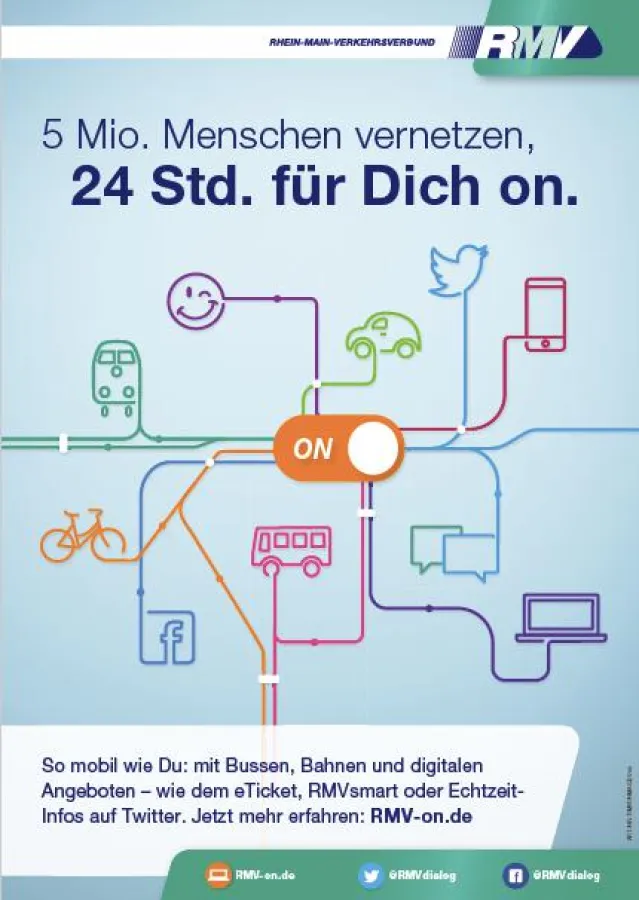 Huth+Wenzel und RMV: On-Kampagne