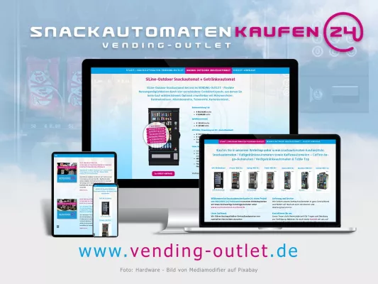 Bild: SiLine-Outdoor Snackautomat - Sicher, winterfest, flexibel konfigurierbar fuer Gewerbe, Behoerden und Vereine