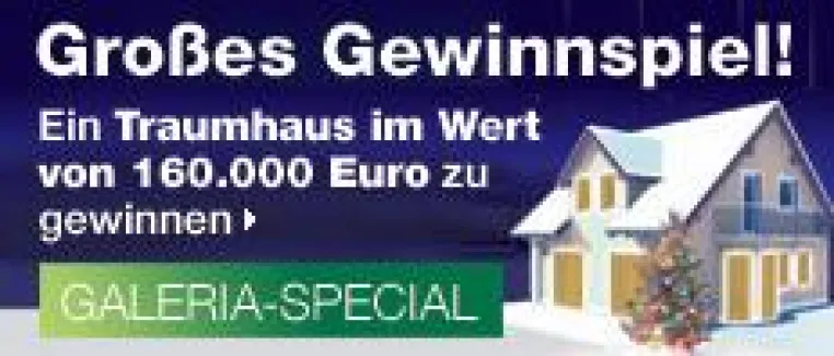 DOMIZIL CONZEPT und GALERIA Kaufhof verlosen ein Traumhaus Bild: DOMIZIL CONZEPT und GALERIA Kaufhof verlosen ein Traumhaus