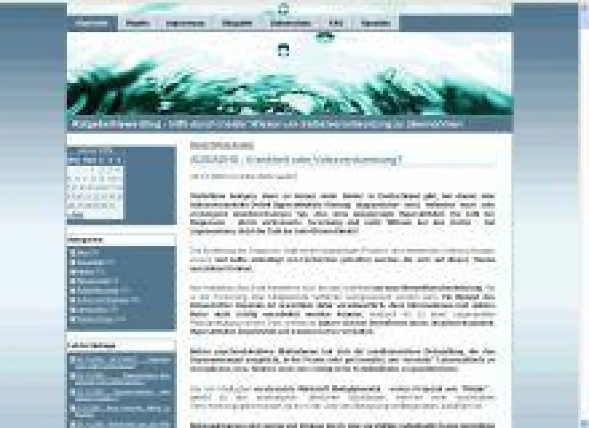 Screenshot des RatgeberNews-Blog
