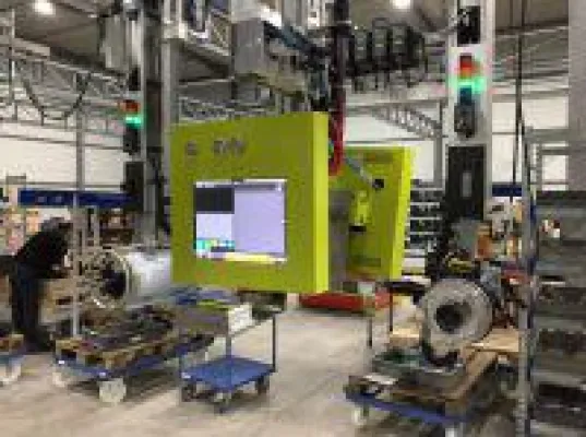 Bild: Gigantische Steigerung der Produktivität durch optimierten Materialfluss