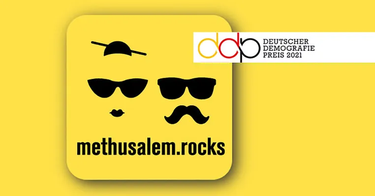 Deutscher Demografie Preis 2021 an Methusalem.rocks Bild: Deutscher Demografie Preis 2021 an Methusalem.rocks