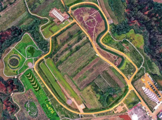 Bild: Das Dorf Yangshao im Kreis Mianchi in der Provinz Henan wurde als eine der "100 wichtigsten archäologischen En