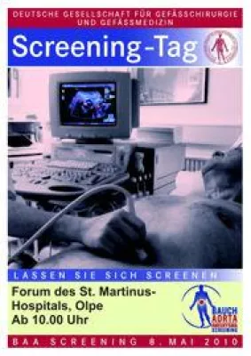 Bild: Gefäßzentrum des St. Martinus-Hospitals Olpe nimmt am bundesweiten Screeningtag teil