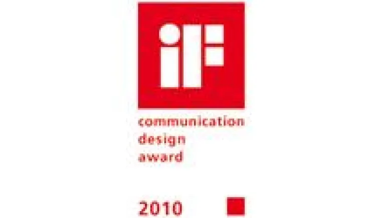 Bild: Erneute Anerkennung beim iF communication design award