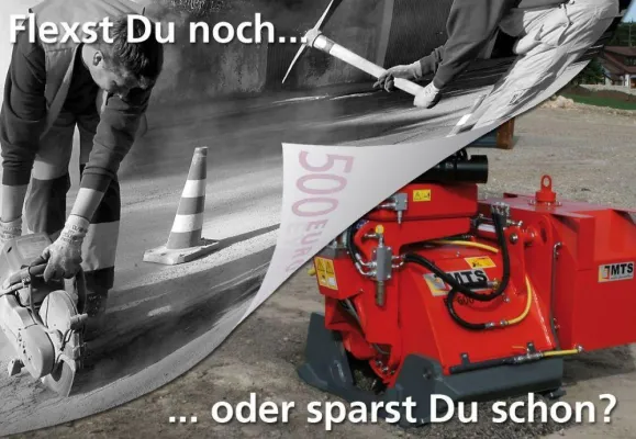 Bild: Asphaltfräse flickt Löcher in kommunalen Haushaltskassen