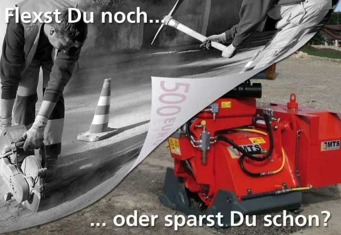 Bild: Asphaltfräse flickt Löcher in kommunalen Haushaltskassen