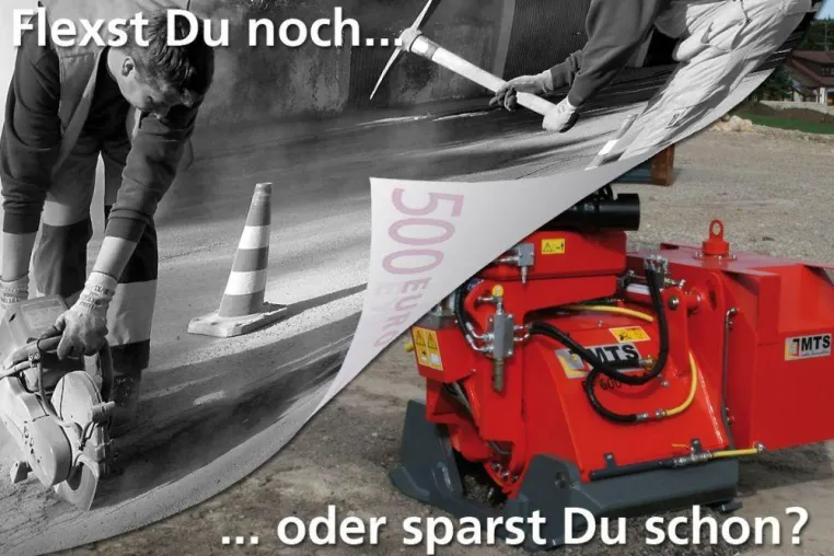 Bild: Asphaltfräse flickt Löcher in kommunalen Haushaltskassen