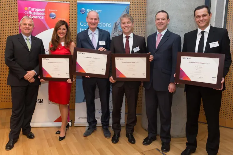 European Business Awards 2014/2015: Micromata in Berlin als National Champion ausgezeichnet Bild: European Business Awards 2014/2015: Micromata in Berlin als National Champion ausgezeichnet