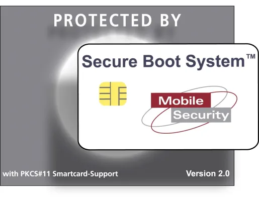 Bild: Das neue secure notebook 7 mit „SBS-2“ bietet den gesetzlich geforderten Datenschutz für mobile Arbeitsplätze