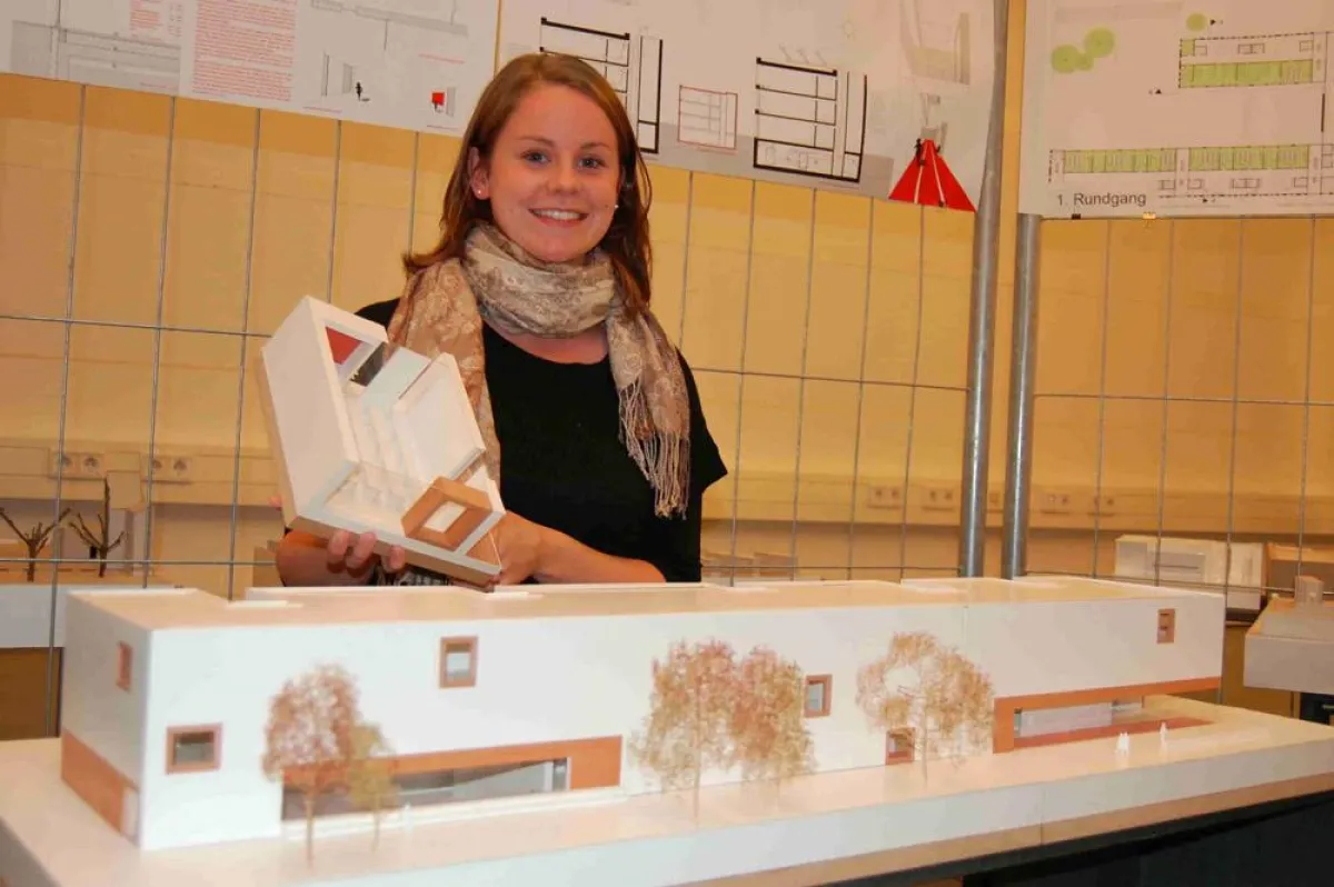 Svenja Papst ist die Gewinnerin des proKlima-Architekturwettbewerbs