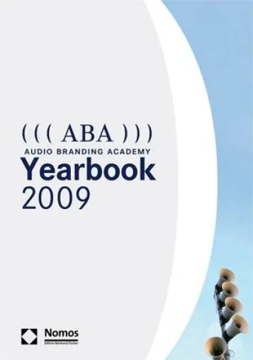 Bild: Audio Branding Academy Yearbook 2009/2010 erschienen
