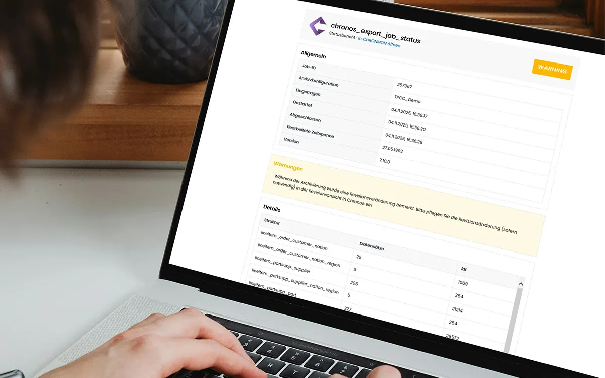 CHRONOS Datenbankarchivierung (© CSP GmbH & Co. KG)