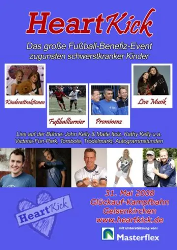Bild: HeartKick 2008 - Informationen für Besucher der Veranstaltung - Absage von John Kelly