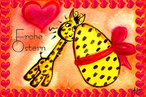 Bild: Kennen Sie schon die Ostergiraffe?
