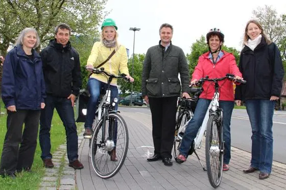 Erste Erfahrungen beim E-Fahrrad-Test von E.ON Mitte in Göttingen Bild: Erste Erfahrungen beim E-Fahrrad-Test von E.ON Mitte in Göttingen