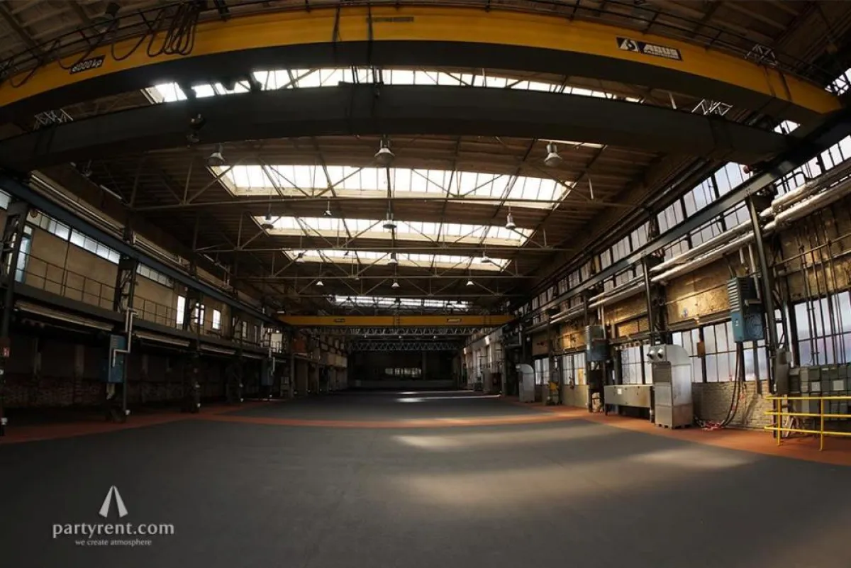 Auf 5000 Quadratmetern können in der Fredenhagenhalle Veranstaltungen ausgerichtet werden.