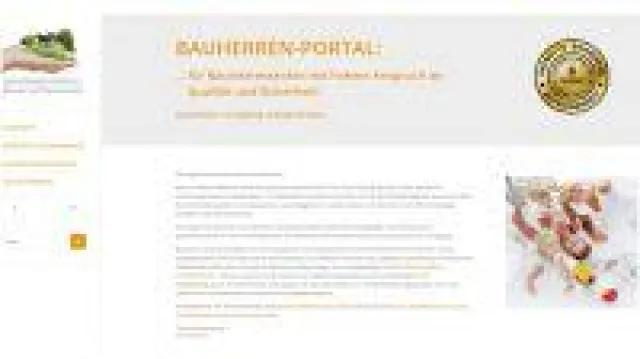 Bild: Präsenz im BAUHERREN-PORTAL reinrassiges Alleinstellungsmerkmal für Bauunternehmen