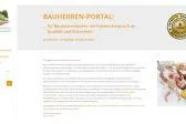 Bild: Präsenz im BAUHERREN-PORTAL reinrassiges Alleinstellungsmerkmal für Bauunternehmen