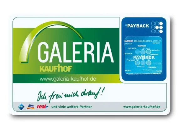 Bild: Galeria Kaufhof verlost jeden Monat eine Million Payback Punkte