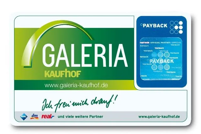 Bild: Galeria Kaufhof verlost jeden Monat eine Million Payback Punkte