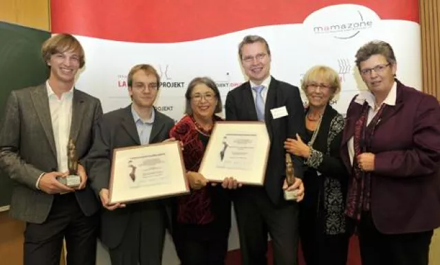 Bild: mamazone e.V. verleiht 11. „Busenfreund-Award“ an den Tumorbiologen Prof. Dr. med Klaus Pantel, Hamburg
