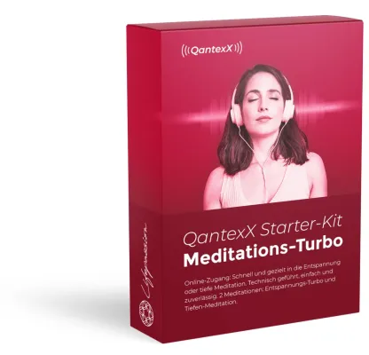 Bild: Der QantexX® Meditationsturbo: Entspannung per Knopfdruck 