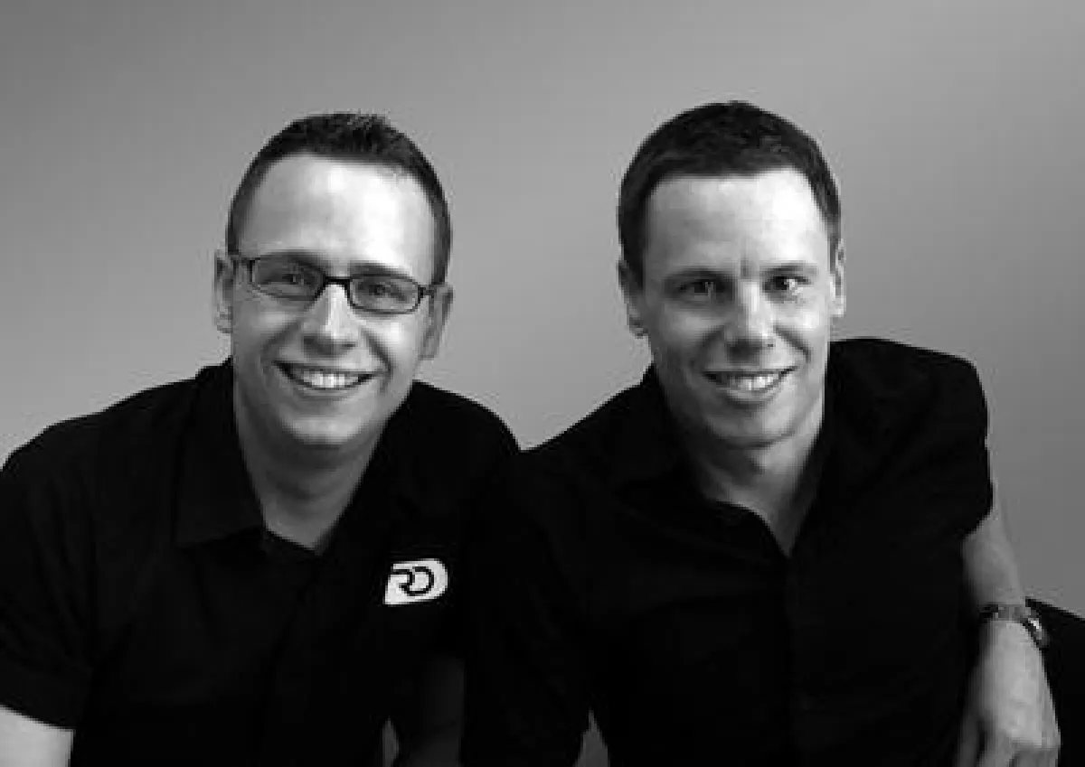 Christian (links) und Matthias Schenk freuen sich auf die Druck+Form