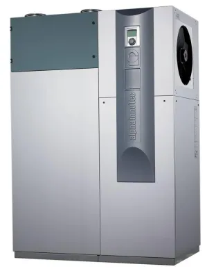 Bild: Luft/Wasser-Wärmepumpe mit integrierter Lüftung und Solaranbindung