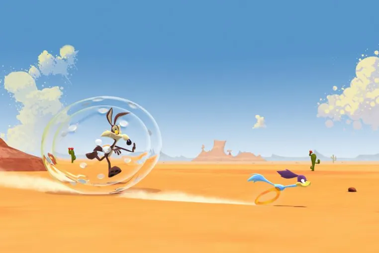 Bild: ROAD RUNNER UND WILE E. COYOTE AUF VERFOLGUNGSJAGD IN 3D