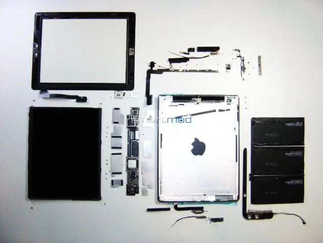 Bild: smartmod zerlegt das Apple iPad 3