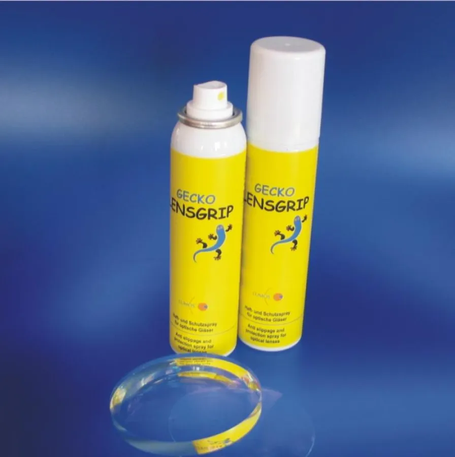 GECKO LensGrip von LUMOS: Antirutsch- und Schutzspray für optische Gläser