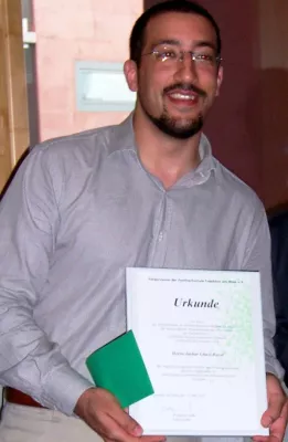 Bild: Absolventenpreis des Fördervereins verliehen: Geoinformatiker an der FH Frankfurt ausgezeichnet