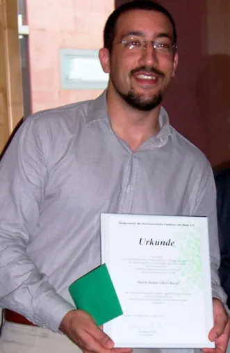 Bild: Absolventenpreis des Fördervereins verliehen: Geoinformatiker an der FH Frankfurt ausgezeichnet