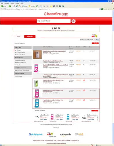 Bild: basefire.com – Der beste Preis auf eBay