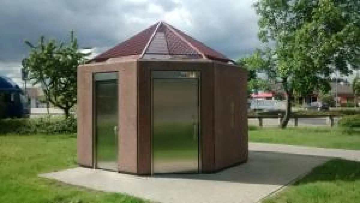 Das umgelagerte stille Örtchen in Kelsterbach