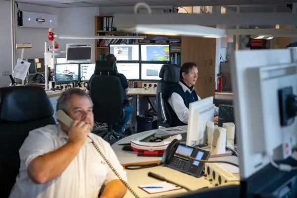 Bild: Die Seenotretter setzen in ihrer Leitstelle auf professionelle Luftdesinfektion