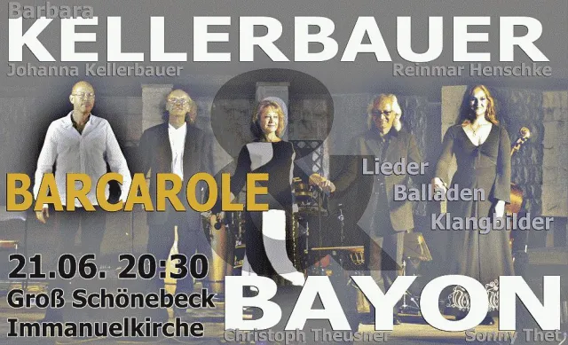 Kartenverkauf für „Barcarole“ hat begonnen Bild: Kartenverkauf für „Barcarole“ hat begonnen